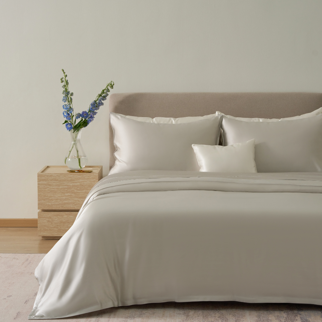 mulberry silk duvet cover bedding by perle silk