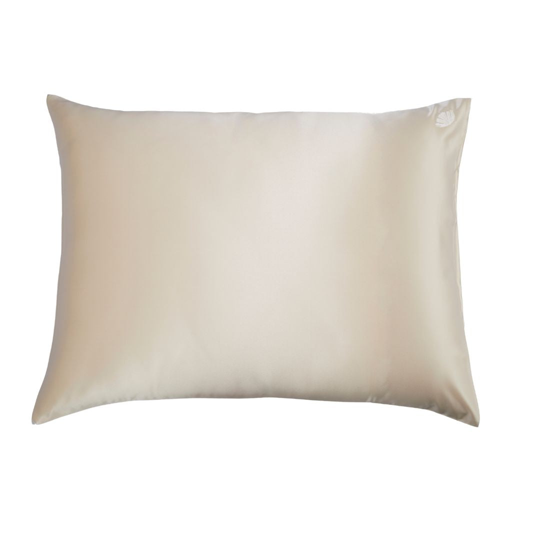 La Seta Silk Pillowcase with Embroidery