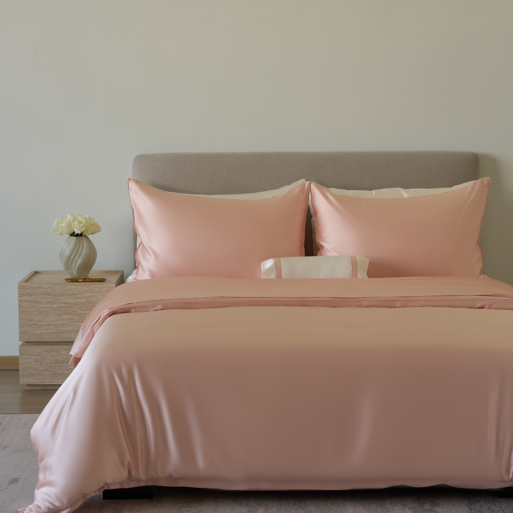 Charmeuse Silk Duvet Cover - Machine Washable