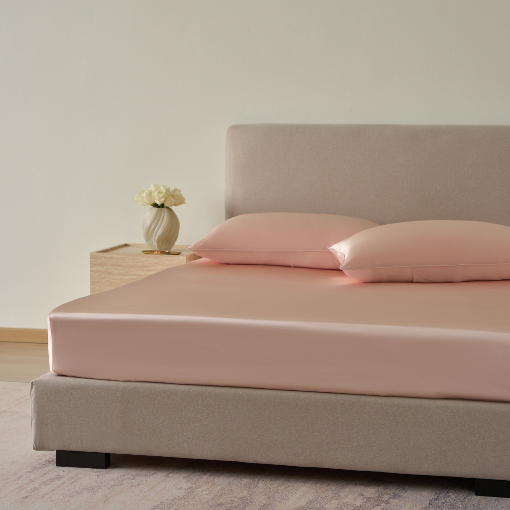 Charmeuse Silk Fitted Sheet - Machine Washable