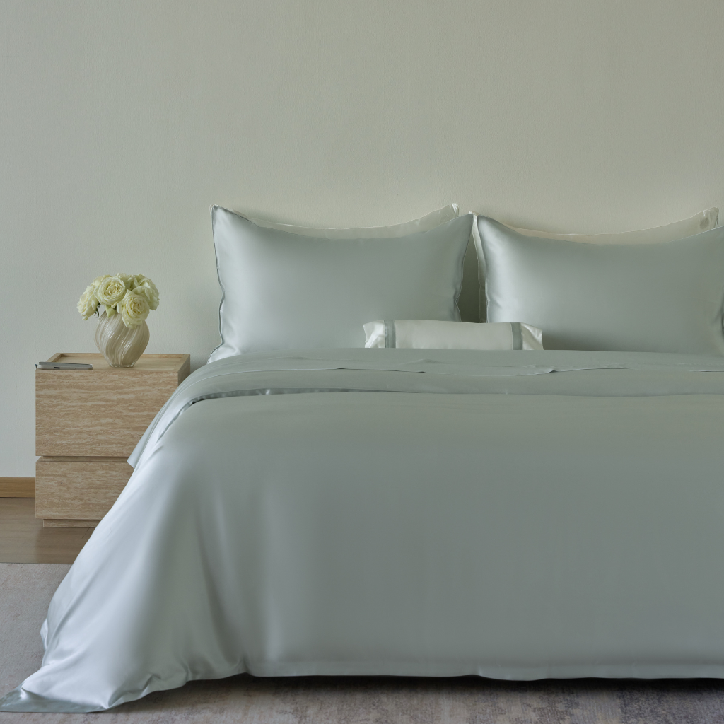 Charmeuse Silk Duvet Cover - Machine Washable
