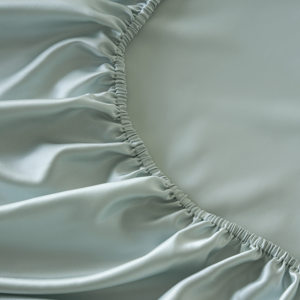 Charmeuse Silk Fitted Sheet - Machine Washable