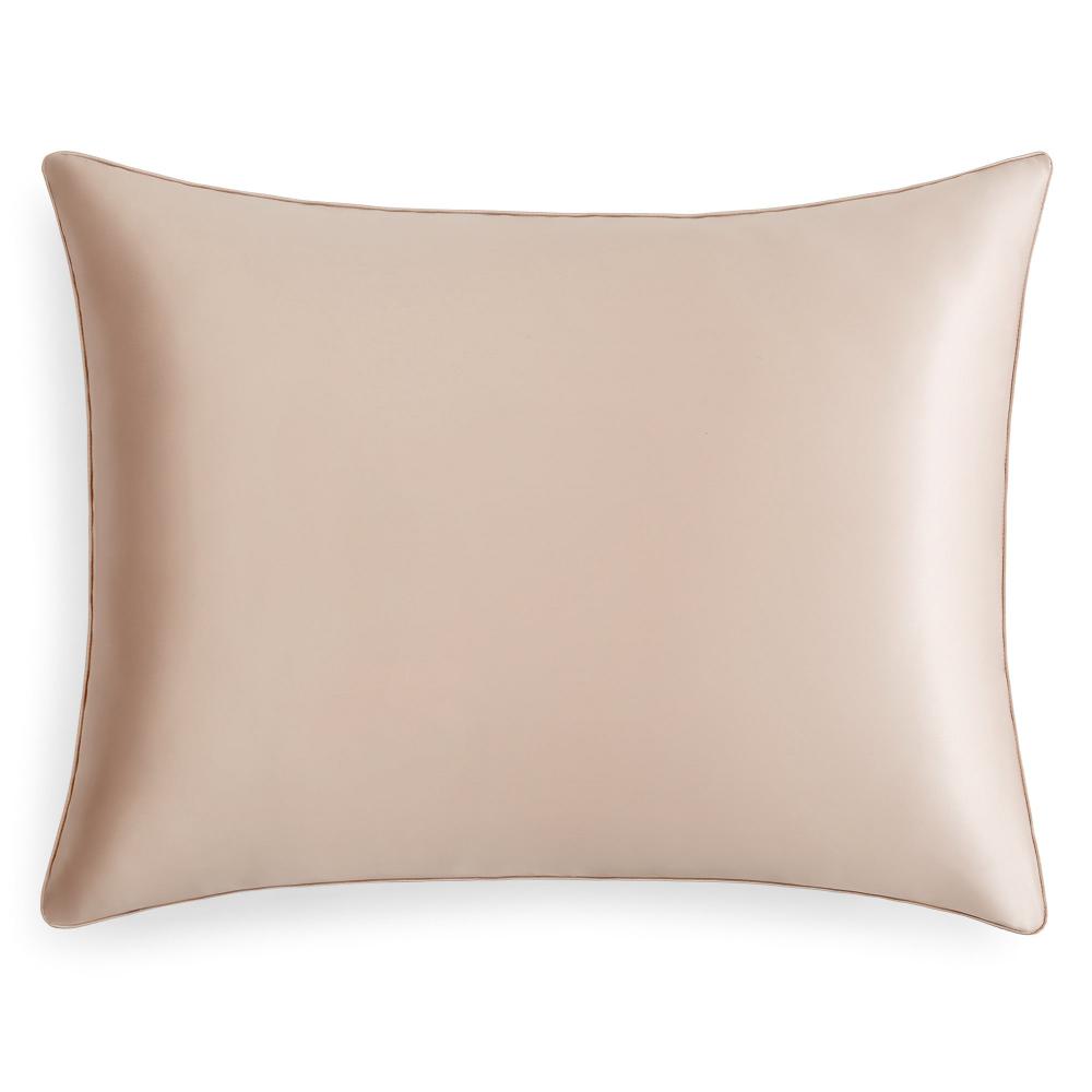 100% pure mulberry silk pillowcase with a luxurious satin finish, soft and breathable for skin and hair care.