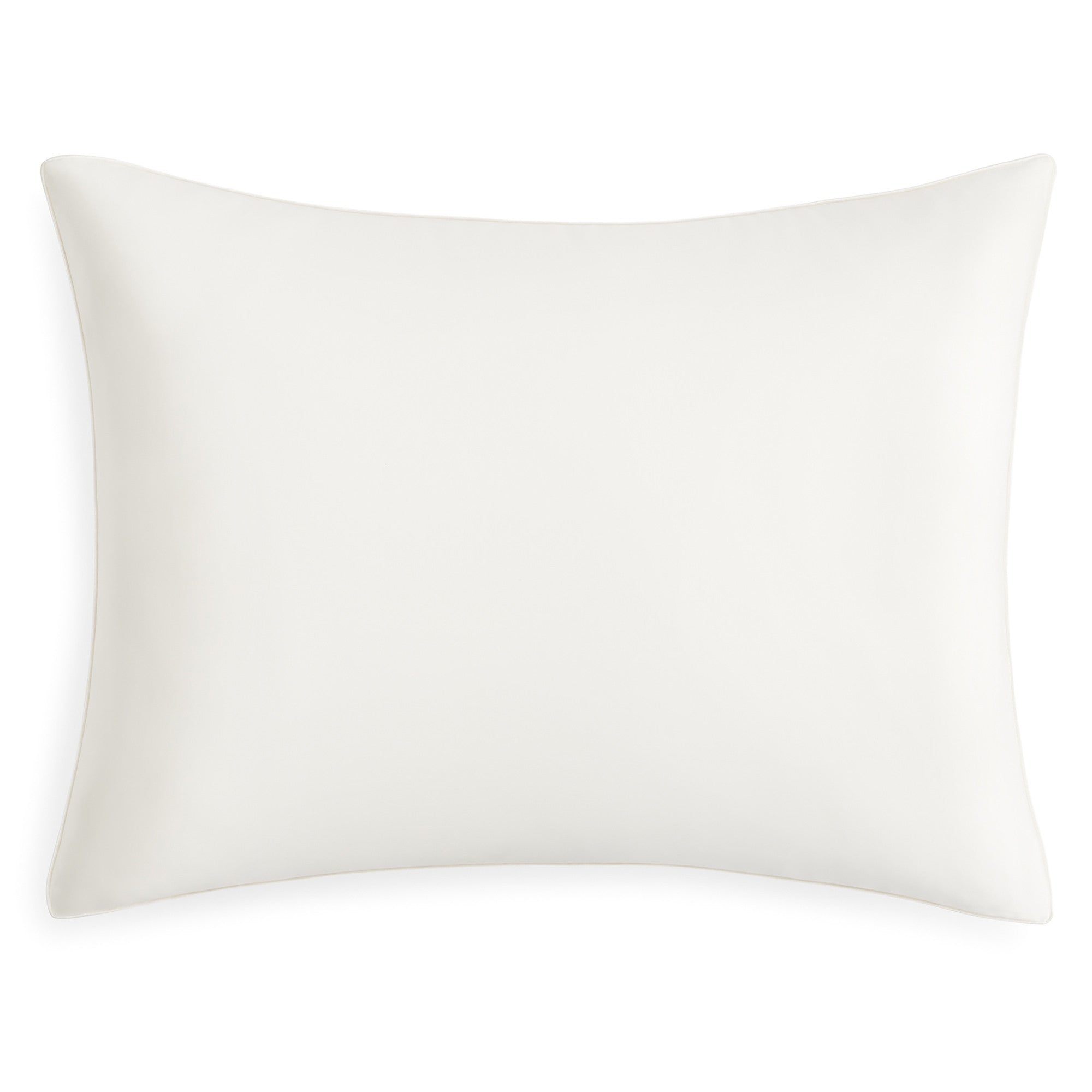 Charmeuse silk pillowcase with classic pipping by perle silk